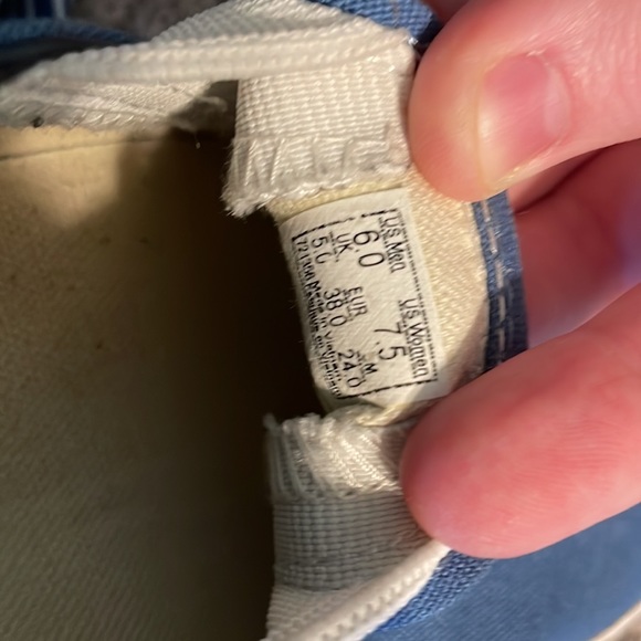 Blue Vans - Picture 7 of 7